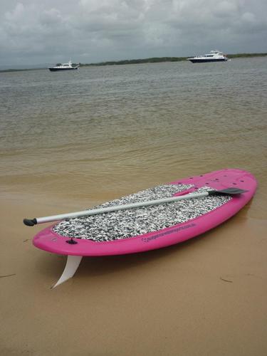 SUP with Fin Showing © Superior Jetties www.superiorjetties.com